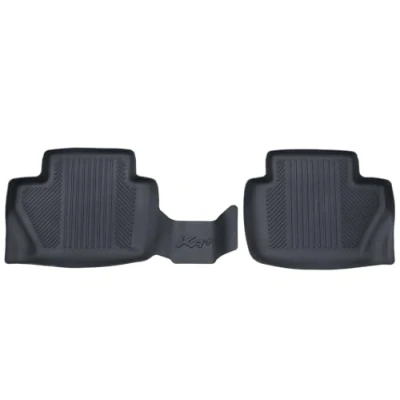 Image of Genuine Ford KA+ Rear Black Rubber Floor Mats Set of 2 2016 2020 2042166