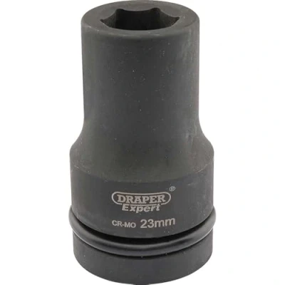 Image of Draper Expert HI TORQ� 6 Point Deep Impact Socket, 1&quot; Sq. Dr., 23mm
