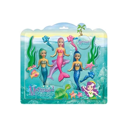 Image of KandyToys Mermaid Princess Dolls (3 in a pack)