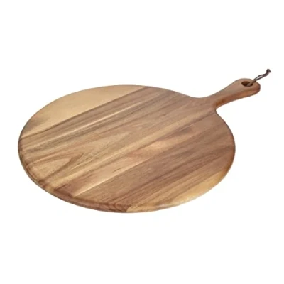 Image of Olympia Acacia Wood Round Paddle Board Oil Rich and Water Resistant 355mm