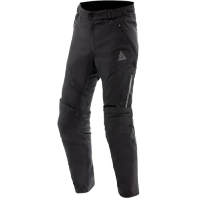 Image of Dainese Drake 2 Air Tex Pants, Fabric Motorcycle Trousers, Stretch, with Protections, Men, Black/Black, 54