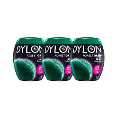 Image of New Dylon 350g Forest Green Machine Dye Pod 3 Pack