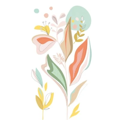 Image of Metropolitan Stories Mural Abstract Bouquet 392111