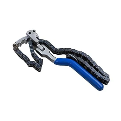 Image of US PRO Tools 60 160MM Oil Filter Chain Wrench With Swivel Handle 3014