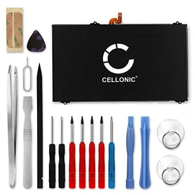Image of CELLONIC® Battery Replacement for Samsung Galaxy Tab S2 9.7 (SM T810 / SM T813 T815 T819) EB BT810ABA, BT810ABE Tablet PC Pad Substitute Power Pack 5800mAh Capacity + Tool kit 17pcs