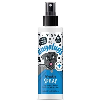 Image of BUGALUGS Wrinkle Dog spray 200ml for pawly skin use ourdog grooming pet on body, face, paw &amp; bum puppy, dogs cat