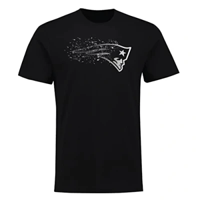Image of Fanatics NFL New England Patriots Shatter Graphic Logo Football Shirt black (L)