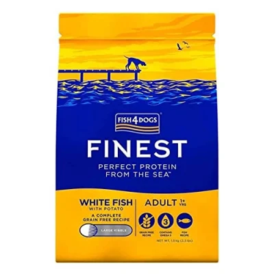 Image of Fish4Dogs Finest Ocean White Large, Fish, 1.5 kg