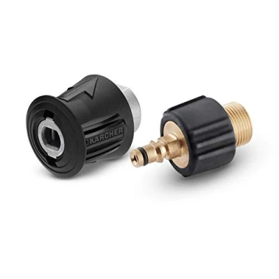 Image of Kärcher Adapter Set 2.643 037.0 Extension Hose, Black