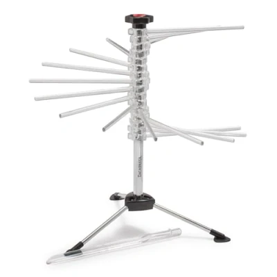 Image of Marcato Pasta Drying Rack, Fresh and Dry Pasta, Foldable Dryer, Space Saving, 16 Arms, Up to 2kg of Kitchen Accessory, Made in Italy. Model: Tocapasta, Blue