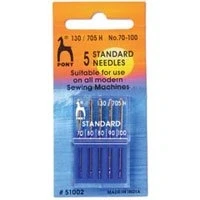 Image of Pony Standard Sewing Machine Needles, Steel, Multi Colour, 4.7 x 4 9.8 cm