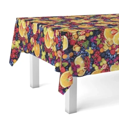 Image of Martina Home Oilcloth Tablecloth Fruits Unique 260 x 140 cm