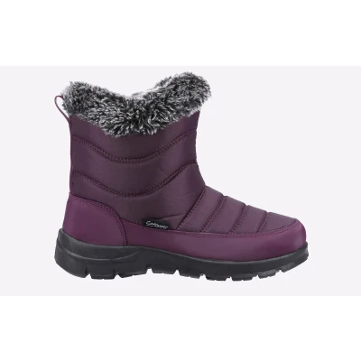Image of Cotswold Longleat Wellingtons Female Purple UK Size 3