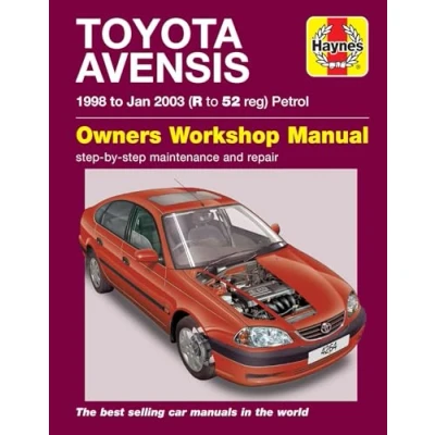 Image of Toyota Avensis Petrol (98 Jan 03) Haynes Repair Manual (Paperback)