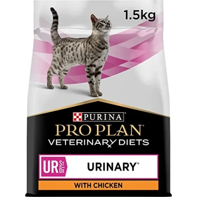 Image of PRO PLAN VETERINARY DIETS UR Urinary Dry Cat Food Chicken 1.5kg