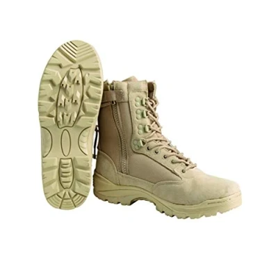 Image of Mil Tec Men’s Tactical Boot M.ykk Zipper Desert Boots
