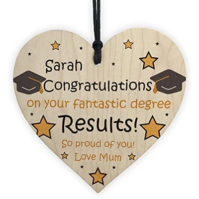 Image of RED OCEAN Personalised Degree Results Gift Congratulations Graduation Daughter Son