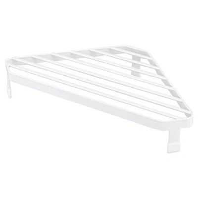 Image of YAMAZAKI 2748 TOWER Stove Corner Rack, white, Steel, Minimalist, 22 x 5 cm