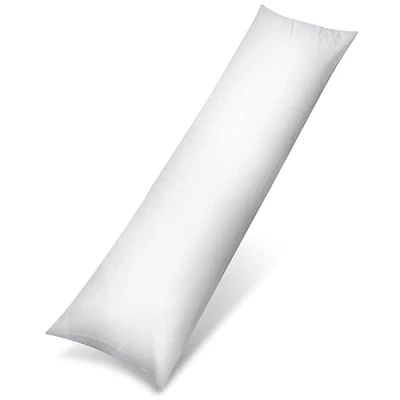 Image of Utopia Bedding Bolster Pillow Pack of 1 (King, 5 Ft), Full Body Pillow, Soft Hollowfiber Filling, Long Pregnancy for Maternity Support and Side Sleeper (White)