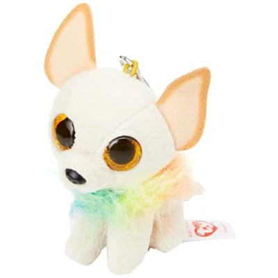 Image of TY 2005115 Chewey Chihuahua Keychain, Multicolor, 7 CM