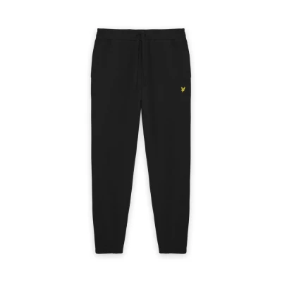 Image of Lyle &amp; Scott Slim Sweatpant Jet Black L