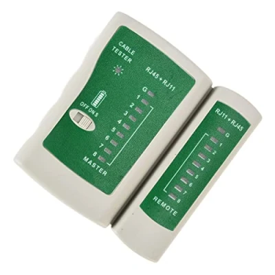 Image of Cable Tester, High Accuracy RJ45/11 Line Finder Multifunctional for Network Inspection Construction Site