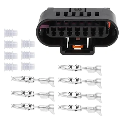 Image of the Lord of Tools Car 7 Pin Ignition Coil Connector Compatible with Corsa 1930 0958 PP10000888 Automotive Repair Plug Replacement Parts