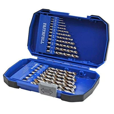 Image of Cobalt HSS Drill Set M35 1 10mm 19 Piece