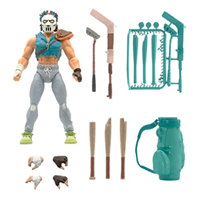 Image of SUPER7 Teenage Mutant Ninja Turtles Ultimates: Casey Jones Action Figure, Multicolor