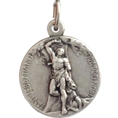 Image of Saint Sebastian Medal 100% Made in Italy The Patron Saints Medals