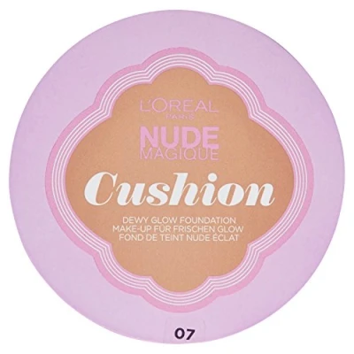 Image of Three Pack L&#039;Oreal Foundation Nude Magique Cushion 7 Golden Beige