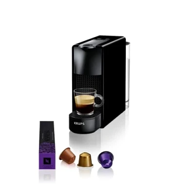 Image of Krups Nespresso Essenza Mini XN1108 Coffee Machine 0.6 Litre 19 Bar Energy Saving Mode Black