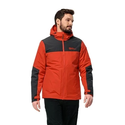 Image of Jack Wolfskin Men&#039;s Jasper Ins Jkt M Jacket, Strong Red, S