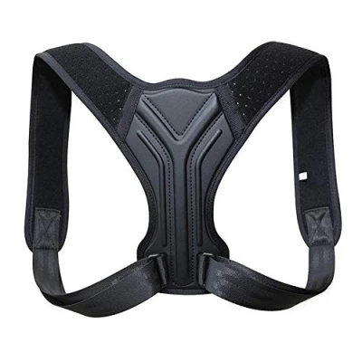 Image of moliwen Back Brace Posture Corrector Spinal Support for Women and Men, Lumbar Shoulder Correction Upper Lower Support, Adjustable Neoprene Belt Strap Relief Pain