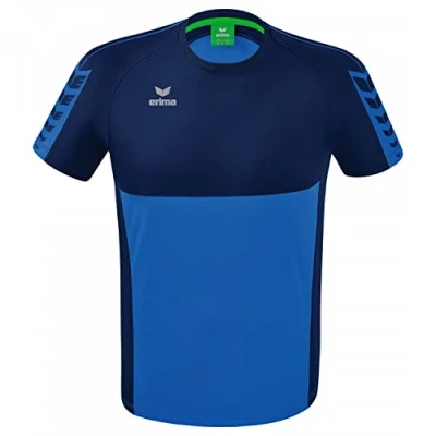 Image of Erima Men&#039;s Six Wings Functional T Shirt, New Royal/New Navy, S