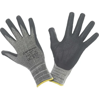 Image of Honeywell 2232273 09 Polytril Air Comfort General Purpose Gloves for Light &amp; Medium Handling, Open Back, Elasticated Knitted Wrist, Nitrile Coating, Size (Pack of 10 Pairs)