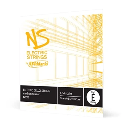 Image of D&#039;Addario NS Electric 4/4 Scale Medium Tension Single High E String for Cello