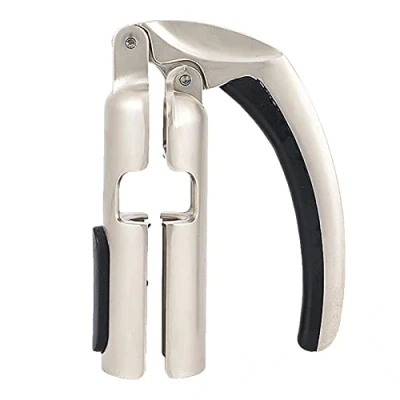 Image of Champagne Bottle Opener, Zinc Alloy Bar Jar Cork Puller Corkscrew, Professional Best Kitchen Sparkling Wine Lovers Waiters Corkscrew Opener(size:opener)
