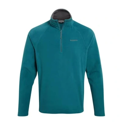 Image of Craghoppers Men&#039;s Corey VI Half Zip Fleece Lightweight Insulating Top, Sacramento Green, L