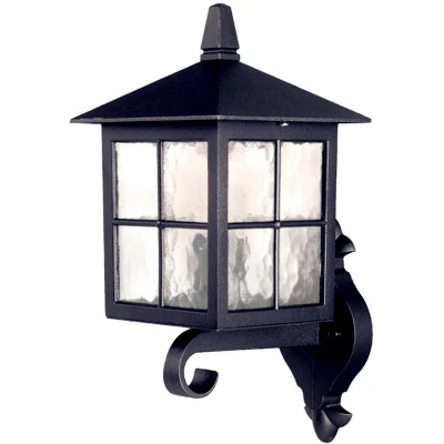 Image of Winchester 1 Light Outdoor Wall Lantern Black IP44, E27
