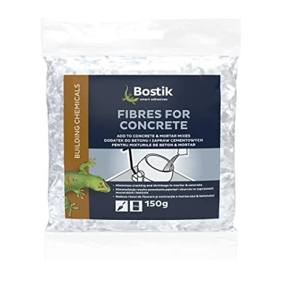 Image of Bostik 30612568 Fibres for Concrete 150 Grams, White