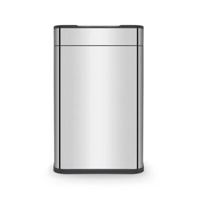 Image of Tower T938023SS Ozone Sensor Bin, Large 60L, Hands Free Opening, Carbon Filter, Stainless Steel