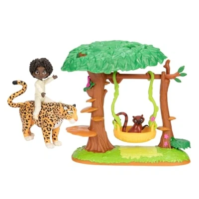 Image of Disney Encanto Jakks Pacific Antonio Animal Swing Small Doll Playset CS (Net)