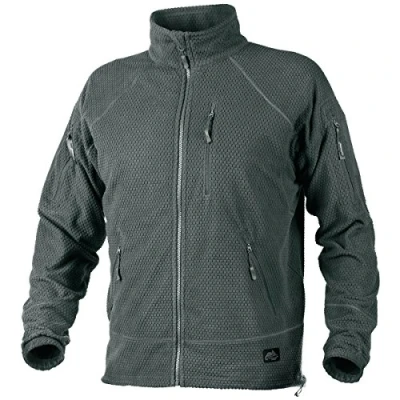 Image of Helikon Men&#039;s Alpha Tactical Jacket Grid Fleece Shadow Grey Size XL