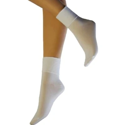 Image of undercover lingerie 2 Pairs Dance Knitted Ballet Socks SDS001 White 12.5 3.5