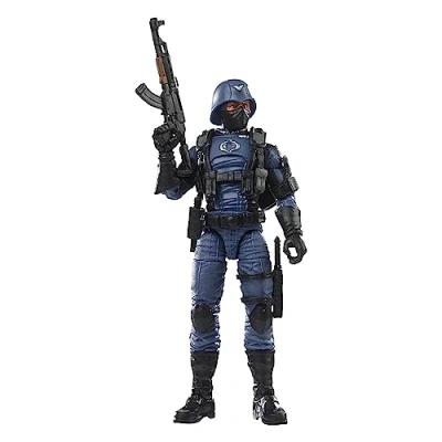 Image of G.I. Joe Classified Series Cobra Officer Action Figure 37 Collectible Premium Toy with Multiple Accessories 6 Inch Scale, Custom Package Art
