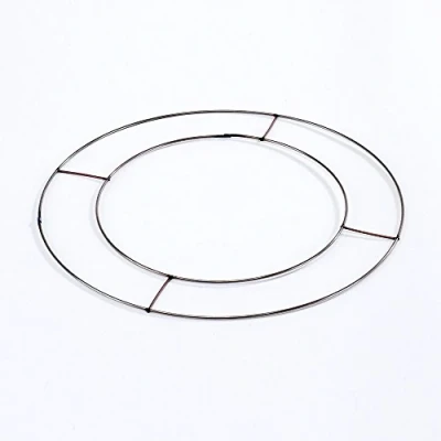 Image of 2 X 12&quot; WIRE WREATH RINGS, MOSSING RINGS CHRISTMAS HOLLY DOOR HANGERS.