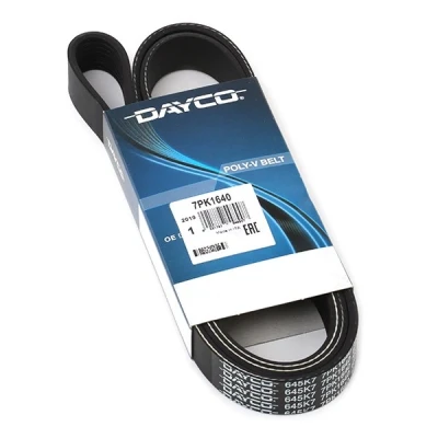 Image of 7x1640 V ribbed belt DAYCO 7PK1640 1640,0mm 7 HONDA: CIVIC 8 Hatchback, 9, TOYOTA: Land Cruiser Prado 120
