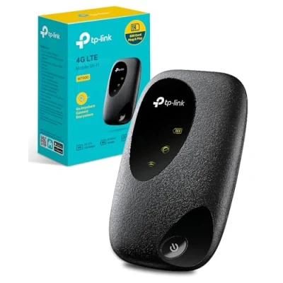 Image of TP Link M7000 4G+ MiFi, Portable Travel WiFi, Low Cost Unlocked LTE Advanced Cat4 Mobile WiFi Hotspot Dongle, SIM Card Slot, Caravan High Global Compatibility, Easy App Management