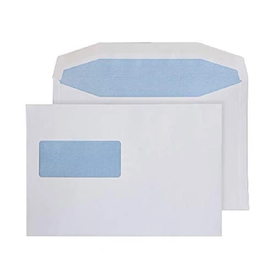 Image of Purely Everyday Mailer Gummed High Window White C5+ 162X238 90GSM Box of 500